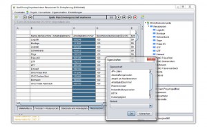 Benutzeroberfläche Assistent zum Importieren von Excel-Daten                 